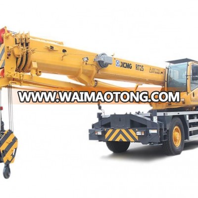 rough terrain crane tire crane RT25 25ton truck crane